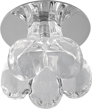 Plafonnier Candellux G4 fixe cristal fleur décorative 20 W