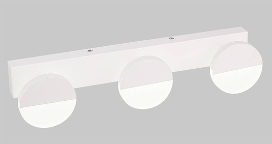 Applique de salle de bain blanche triple LED 3W 4000K Sing Candellux 23-72818