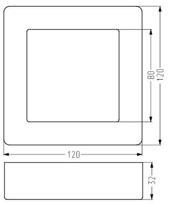 Deckenleuchte Candellux 2263779 Spn-06 Ip20 Led