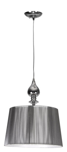 Hanging ceiling lamp silver thread lampshade Gillenia Candellux 31-07155