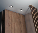 Plafonnier inclinable noir SSU-15 2263816