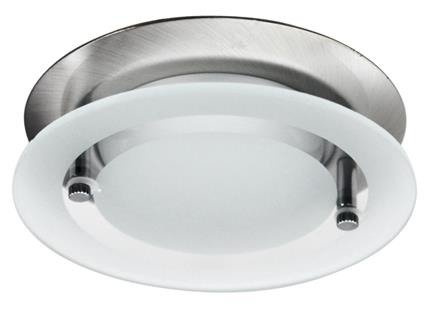 Round satin ceiling luminaire with glass OZS-08 2277537