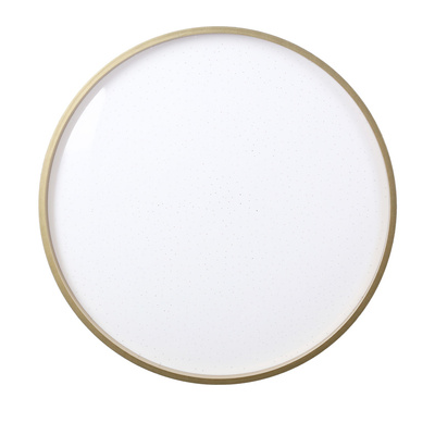 Florida-Deckenleuchte mit schwarzem und goldenem Plafond, 18 W, LED, 33 cm, mit weißem Schirm
