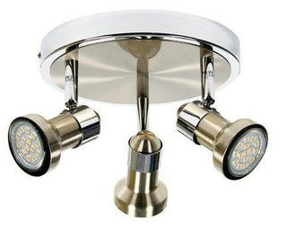 Plafoniera plafon 3X50W GU10 sat nichel-crom ARKON 98-60051