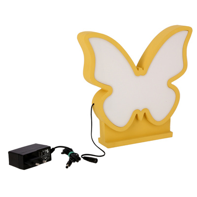 BUTTERFLY LED TABLE LAMP FOR CHILDREN IQ KIDS GOLD