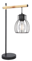 Lampe de table panier noir Bernita 41-80059