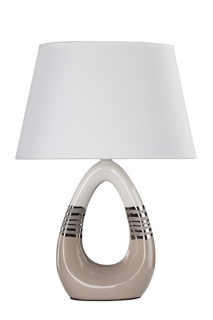 Romano Candellux beige and white ceramic cabinet lamp 41-79954