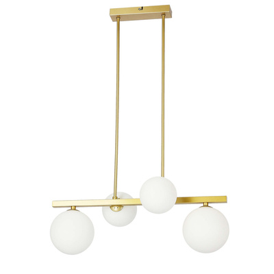 Hanging ceiling lamp brass 4xG9 Kama 34-73426