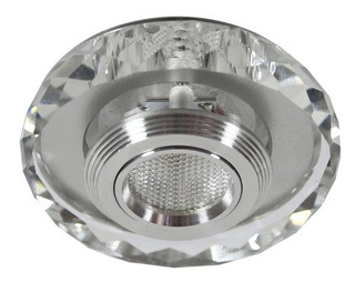 Plafonnier LED 3W verre dépoli rond SS-35 Candellux 2228938