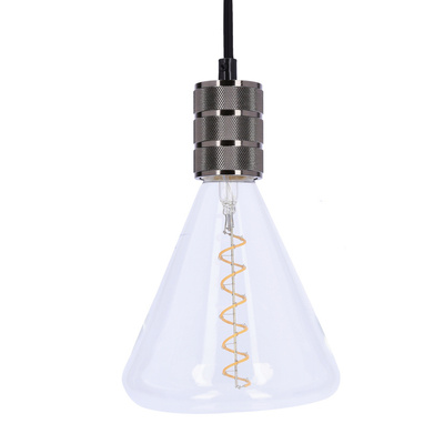 Zawiesie metalowe czarne lampa wisząca oprawa E27 31-04901