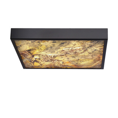 LUXAN CEILING LAMP 39X39 BLACK 48W LED 4000K LED S. WHITE