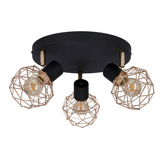 Plafoniera Acrobat 98-22233 cu abajur din cupru negru