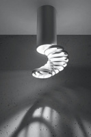 Lampa sufitowa tuba biała regulowana 20 cm GU10 metalowa