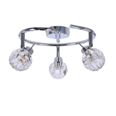 Lampa sufitowa spirala 3X40W G9 chrom BOMBOLA 98-70326