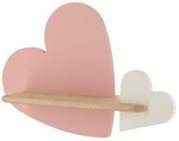 Applique étagère LED 5W HEART 4000K IQ KIDS ROSE