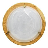Lampa sufitowa Candellux 13-70138 Alabaster plafon 30 sosna 1X60W