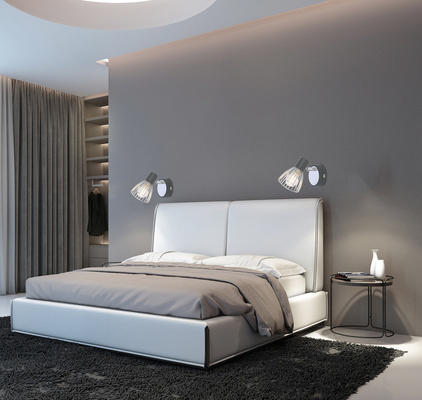 Wall lamp sconce 1X40W E14 black + chrome MODO 91-61515