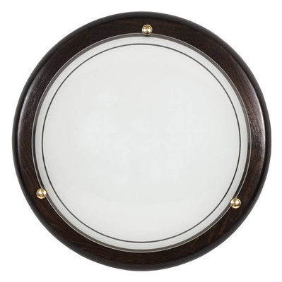 Plafonnier Candellux 1030 13-71104 Plafonnier Bois Standard 1X60W E27 Wengé