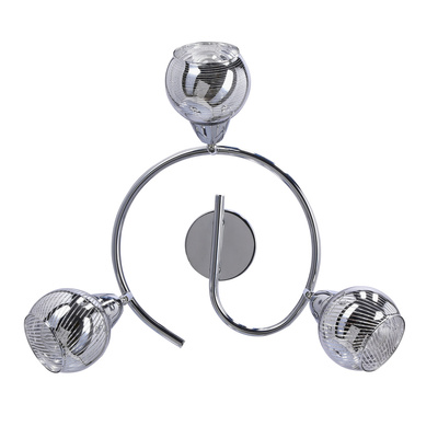 Plafonnier spirale 3X10W E14 LED chrome FORT 98-62833