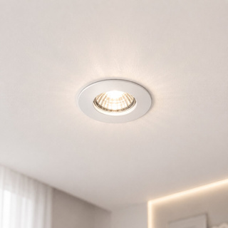 White round IP65 bathroom ceiling luminaire SH-12 2258898