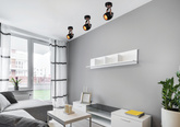 Verstellbare Wandleuchte in Schwarz und Kupfer E14 40W Anica 91-81391