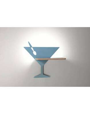 Lampă de perete cu LED albastru pentru raft snur Piccolo 21-03522