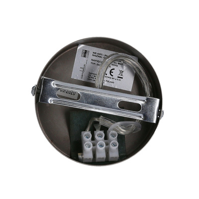 Lampa wisząca chromowy abażur 1xE27 Roni 31-84323