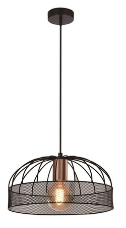 Hängelampe aus schwarzem Metall, verstellbar, 40 W, E27, Levi 31-78469