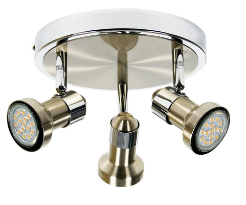 Deckenleuchte plafond 3X50W GU10 sat Nickel-Chrom ARKON 98-60051