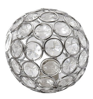 Chrom/transparenter G9 90 mm Lampenschirm für Starlet Candellux 71-01016 Lampen