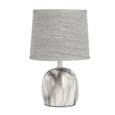 Adelina table lamp marble + gray lampshade gray 41-24381