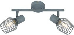 Wandlampenleiste 2X40W E14 grau VIKING 92-68026