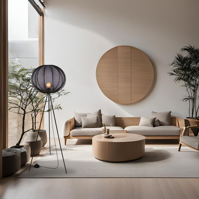 MELLOW lampă de podea neagră 1x40W E27 abajur 52 sferă neagră 51-41944