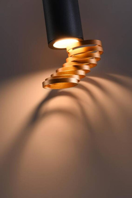 Deckenleuchte gold+schwarz 6x20cm Tube Candellux 2277110