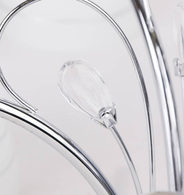 Plafoniera cromată cu cristale 5x40W Simpli Candellux 35-63854