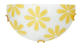 White and yellow ceiling lamp Lucy 11-95315