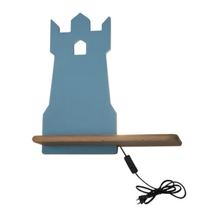 Wall lamp shelf 5W LED 4000K IQ Kids Tower blue 21-85047