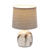 Lampe de table Adelina marbre + abat-jour gris gris 41-24381