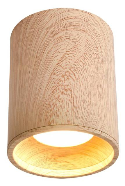 Holzdeckenleuchte 7,9x10cm 1xGU10 Tube 2277165