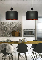 Hanging lamp black copper Melba 31-39385