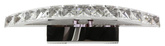 Chrom-Badezimmerwandleuchte mit LED-Kristallen 8W Arande Candellux 20-32683
