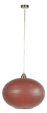 Lampa wisząca Bola brąz kula pojedyncza do salonu E27 Candellux