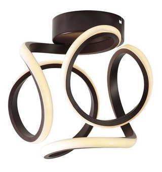 Plafonnier LED 11W APETI DOUGLAS MARRON 4000K