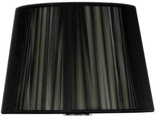 Abażur czarny do lampki 16x24cm Gillenia 77-09845