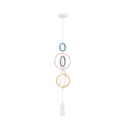HOOPS 5 HANGING LAMP 1X20W E27 IQ KIDS MIX COLOR