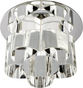 Ceiling lamp Candellux G4 chrome crystal fixed