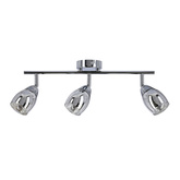 Wall lamp strip 3X10W E14 LED chrome MILTON 93-61294