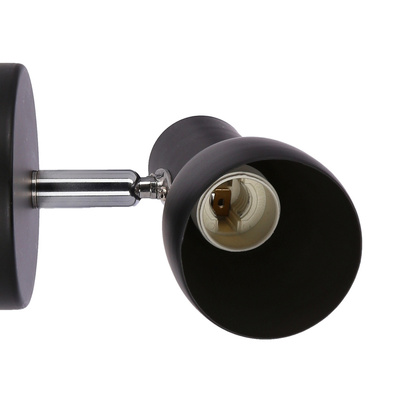 Aplic de perete 1X40W E14 negru mat PICARDO 91-50618