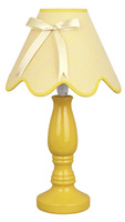Lampe de chevet en céramique jaune 60W E27 Lola Candellux 41-04680