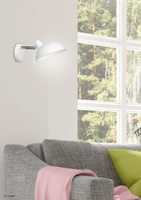 Applique applique 1X40W E14 blanc DURIO 21-51448